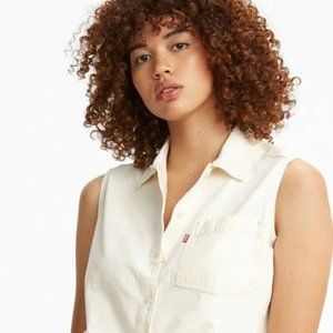 Levis Rumi Sleeveless Button Up